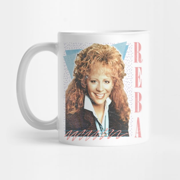 Reba McEntire // Vintage Faded 80s Style Fan Design by DankFutura